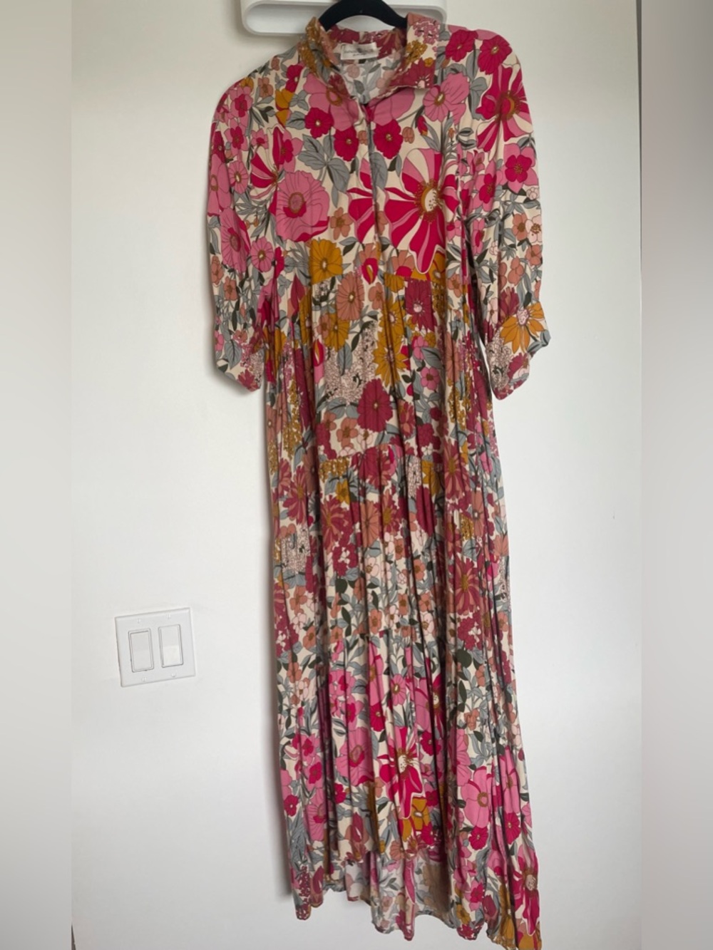 NATURAL LIFE  button-up dress